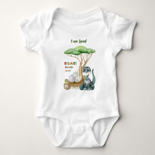 Body Para Bebé Dinosaur Baby Bodysuit   Camiseta de la familia Pe