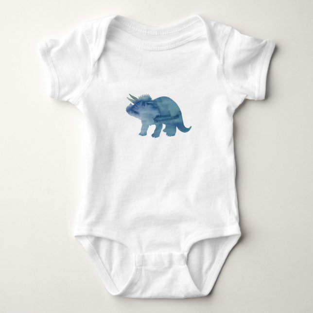 Body Para Bebé Dinosaur Baby Bodysuit Triceratops (Anverso)
