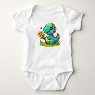 Body Para Bebé Dinosaur Bodysuit