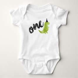 Body Para Bebé Dinosaur Onsie - Primer tema del Dino de cumpleaño