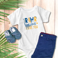 Dinosaur Rawr Significa Que Te Amo Niño Adorable B
