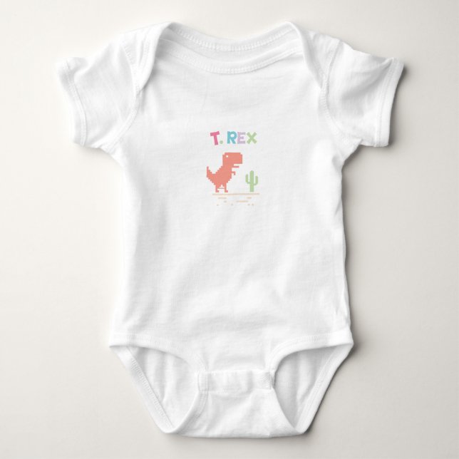 Body Para Bebé Dinosaurio (Anverso)