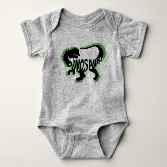 Body Para Bebé Dinosaurio (Anverso)