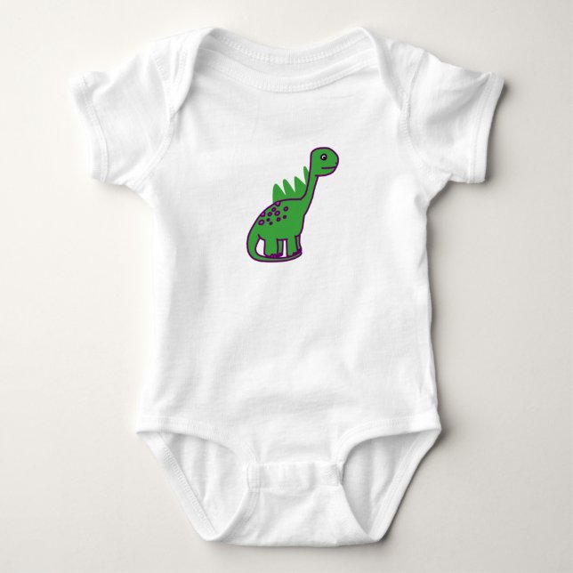 Body Para Bebé Dinosaurio (Anverso)