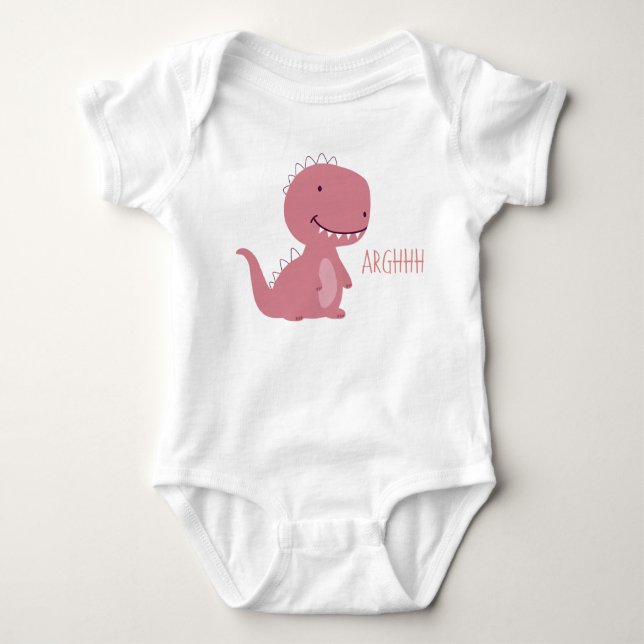 Body Para Bebé Dinosaurio cutáneo (Anverso)