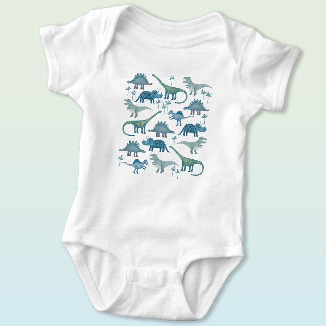 Body Para Bebé Dinosaurio cutáneo (Fun dinosaur  baby bodysuit)