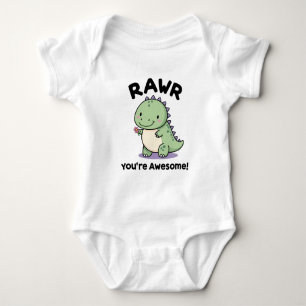 Body Para Bebé Dinosaurio de bebé lindo