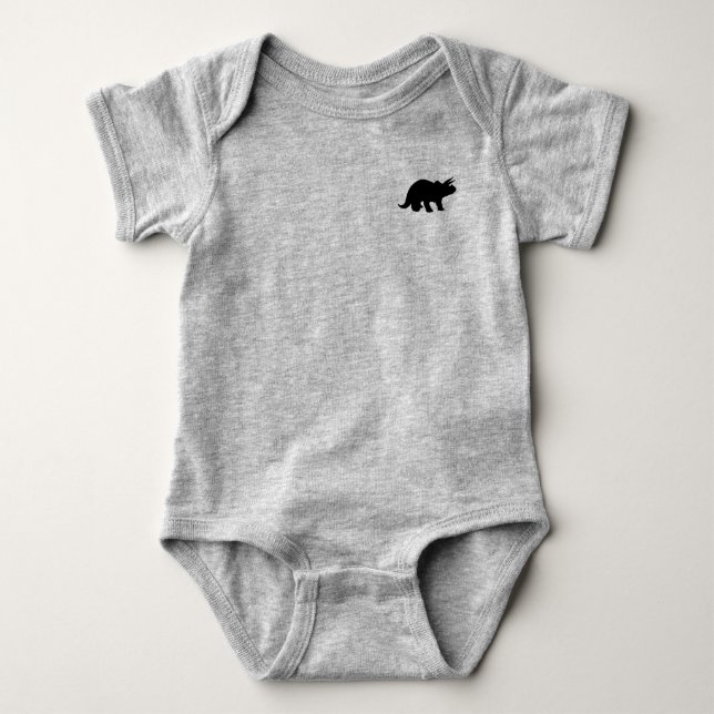 Body Para Bebé * Dinosaurio de la camiseta bebé, dino (Anverso)