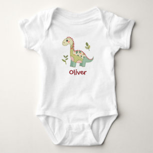 Body Para Bebé Dinosaurio de parches adorable