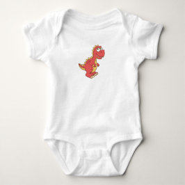 Body Para Bebé Dinosaurio de Personalizable lindo