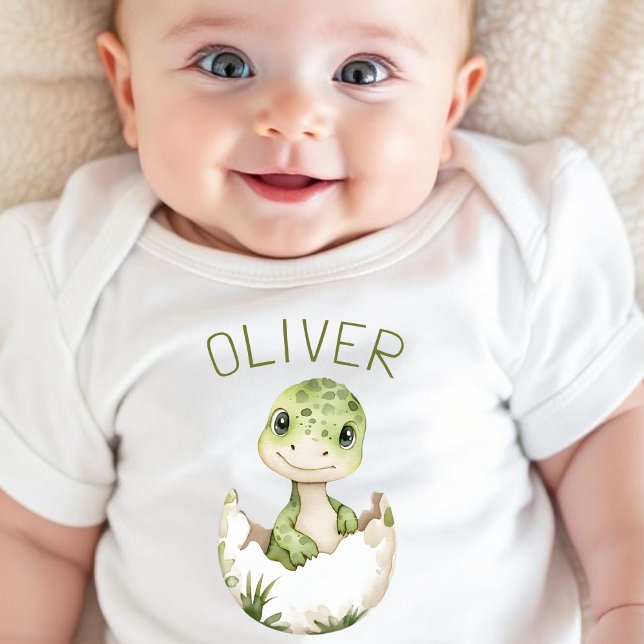 Body Para Bebé Dinosaurio Personalizado Género Neutral Dino (Subido por el creador)