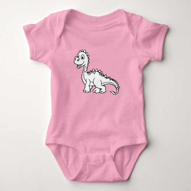 Body Para Bebé Dinosaurio Super Cute (Anverso)