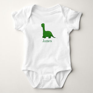 Body Para Bebé Dinosaurio verde para bebé