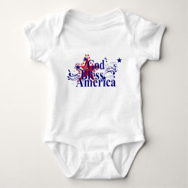 Body Para Bebé Dios bendiga a Estados Unidos: Baby Bodysuit