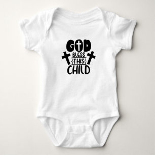 Body Para Bebé Dios bendiga a este niño