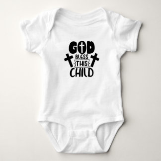 Body Para Bebé Dios bendiga a este niño