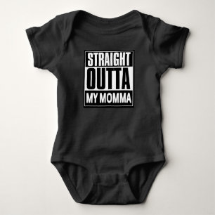 Body Para Bebé Directamente Fuera De Mi Actitud Momma Compton