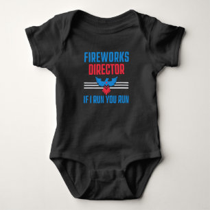 BODY PARA BEBÉ DIRECTOR DE FUEGOS ARTIFICIALES - SI TE EJECUTO - 
