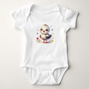 Body Para Bebé Diseño de ave de gaviota adorable