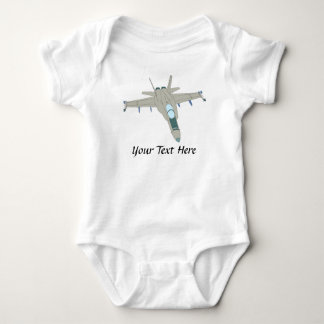 Body Para Bebé Diseño de avispones F18 de Jet Fighter