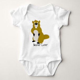 Body Para Bebé Diseño de Beaver Bodysuit