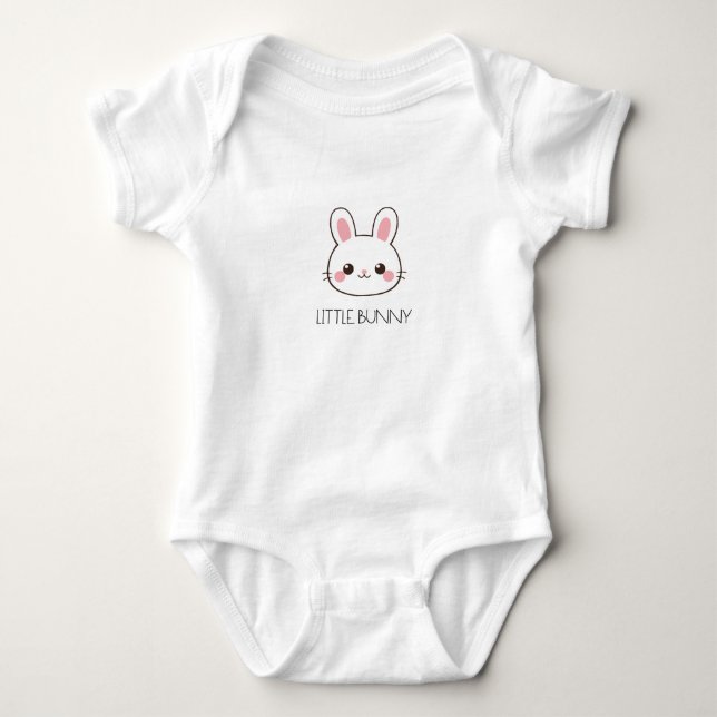 Body Para Bebé Diseño de bebé conejito lindo (Anverso)