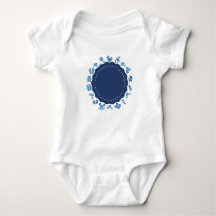 Diseño de bebé de Personalizable azul