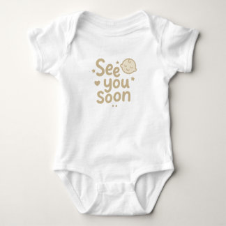 Body Para Bebé Diseño de bebé neutral y lindo "Hasta pronto"