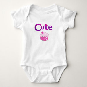 Body Para Bebé Diseño de Cupcake