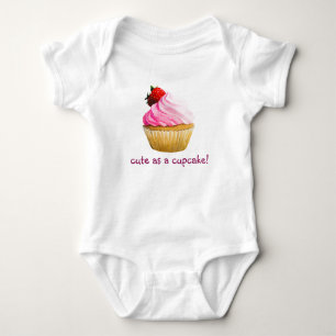 Body Para Bebé diseño de cupcake lindo
