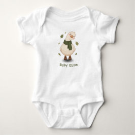 Body Para Bebé Diseño de dibujos animados de otoño personalizado