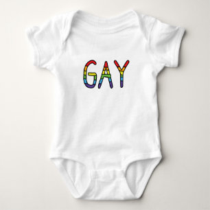 Body Para Bebé Diseño de Doodle Gay