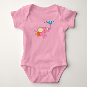 Body Para Bebé Diseño de elefante de bebé lindo