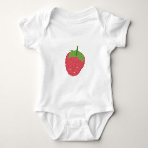 Body Para Bebé Diseño de fruta de frambuesa