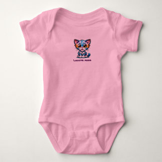 Body Para Bebé Diseño de gato Tie-Dye Amoroso