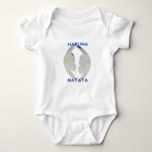 Body Para Bebé Diseño de Hakuna Matata para impresión africana