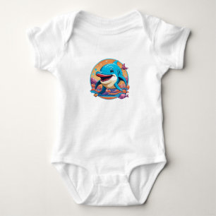 Body Para Bebé Diseño de logo caótico inspirado por payaso de Got