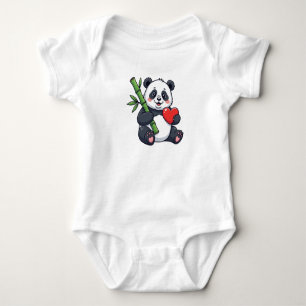 Body Para Bebé Diseño de Panda Adorable para Pequeños – Ilustraci