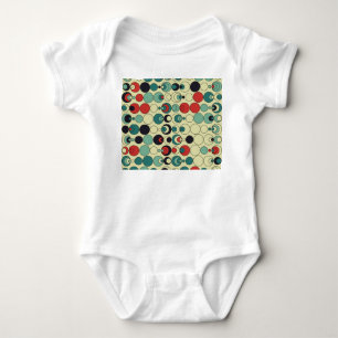 Body Para Bebé Diseño de patrón geométrico abstracto sin fisuras.