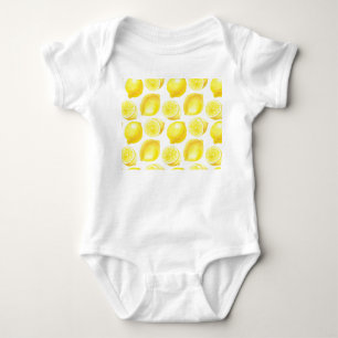 Body Para Bebé Diseño de patrones de lemones