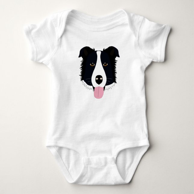 Body Para Bebé Diseño de perro adorable. Bodysuit de bebé (Anverso)