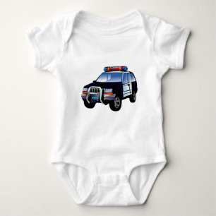 Body Para Bebé Diseño de Personalizado de autos de la policía de