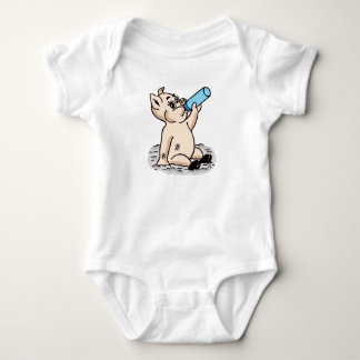 Body Para Bebé Diseño de Personalizado de Lechón personalizado