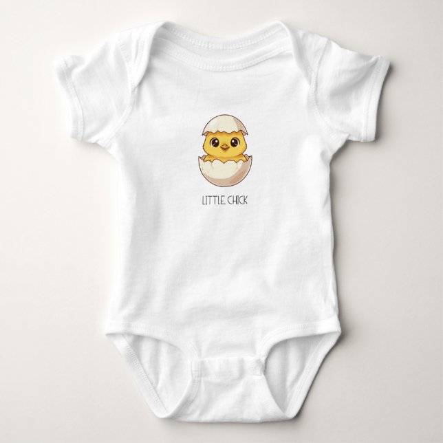 Body Para Bebé Diseño de pollito bebé lindo (Anverso)