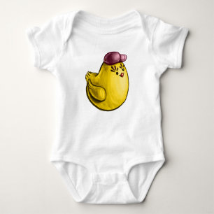 Body Para Bebé Diseño de pollo lindo - Graciosa Pascua de pollo a