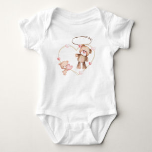 Body Para Bebé Diseño de ropa de bebé de oso de peluche