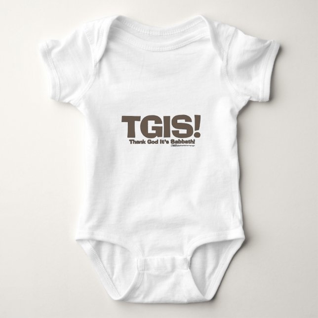 Body Para Bebé Diseño de TGIS Sabbath (Anverso)