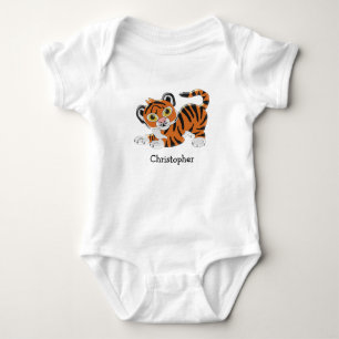 Body Para Bebé Diseño de tigre para niños con traje de bebé