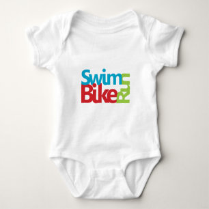 Body Para Bebé Diseño de triatlón fresco y único