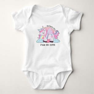 Body Para Bebé Diseño de unicornio lindo